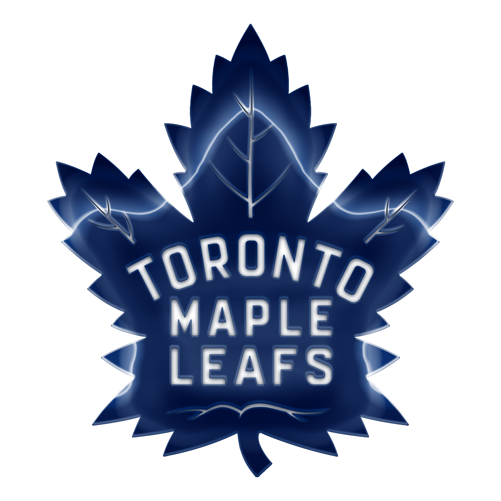 Toronto Maple Leaves Crystal Logo iron on paper